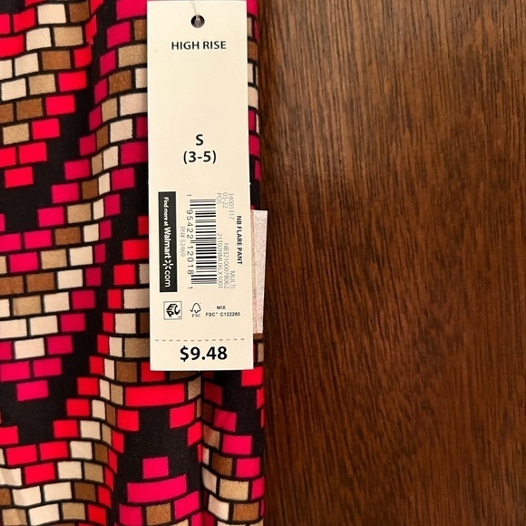 High rise bell bottom leggings size small - Picture 3 of 3